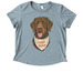 LAB Chipper shirts&nbsp;, a I Like You Blue Allmade Eco Triblend Women?s Scoop Neck Tee