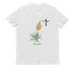 Humming on yucca, a Bright White Allmade Organic Cotton Unisex Tee