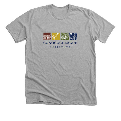 Conococheague Institute Logo Apparel, a Athletic Heather Premium Unisex Tee