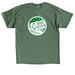 Veterans Program Logo Classic Collection, a Military Green Classic Unisex Tee (back-view)