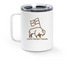 Hope Camping Mugs, a White Stainless Steel Travel Mug (back-view)