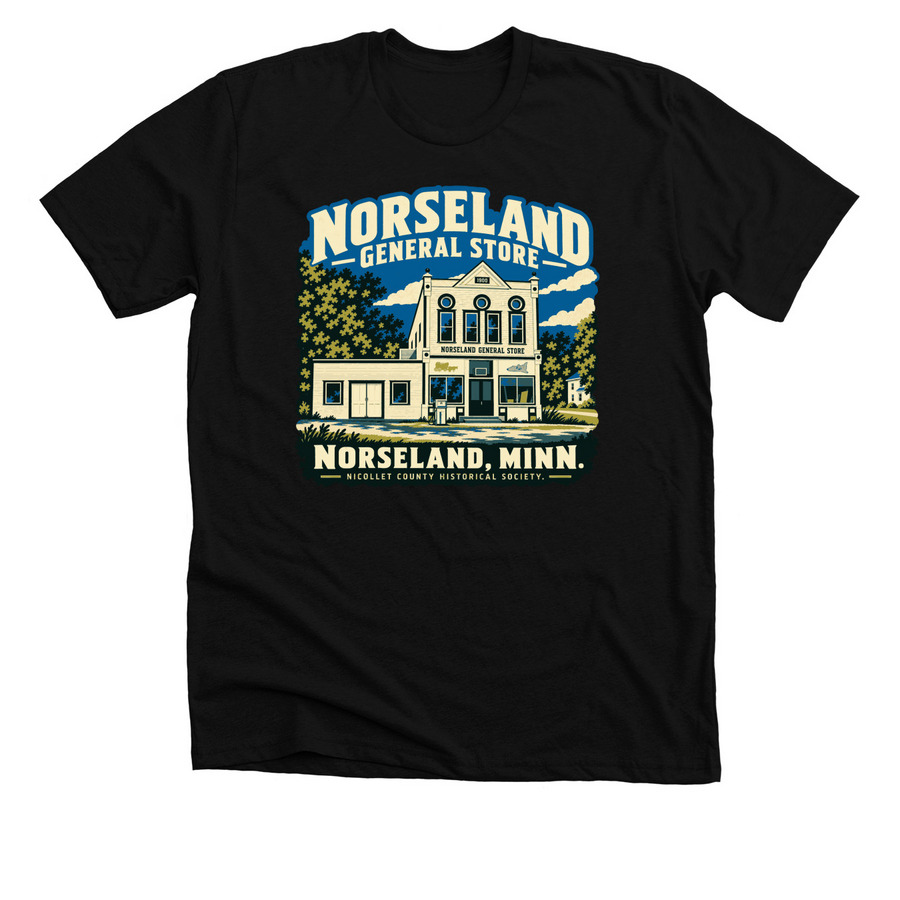 Norseland Store, Vintage travel&nbsp;, a Solid Black Blend Premium Unisex Tee
