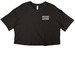 PIKES PEAKS WOMEN?S RUGBY, a Black Women?s Cropped Cotton Tee