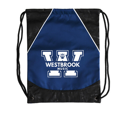 Westbrook Music Drawstring Backpack, a True Royal Rival Cinch Pack