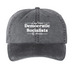 Hatstorical Materialism, a Black Printed Pigment Dye Baseball Cap
