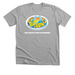 Heart of Surfing-Ocean Is Our Playground, a Athletic Heather Premium Unisex Tee
