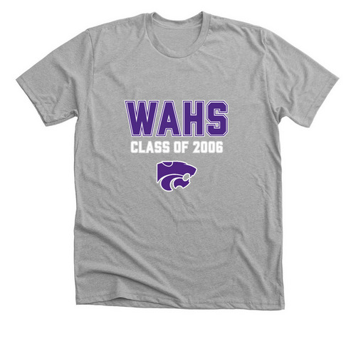 WAHS Class of 2006, a Athletic Heather Premium Unisex Tee