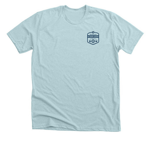 Fall 2026 BOW, a Heather Ice Blue Premium Unisex Tee