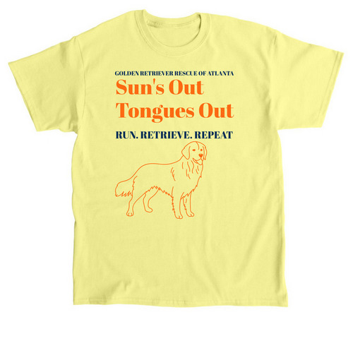 Golden Retriever Rescue of Atlanta Virtual 5K, a Cornsilk Classic Unisex Tee