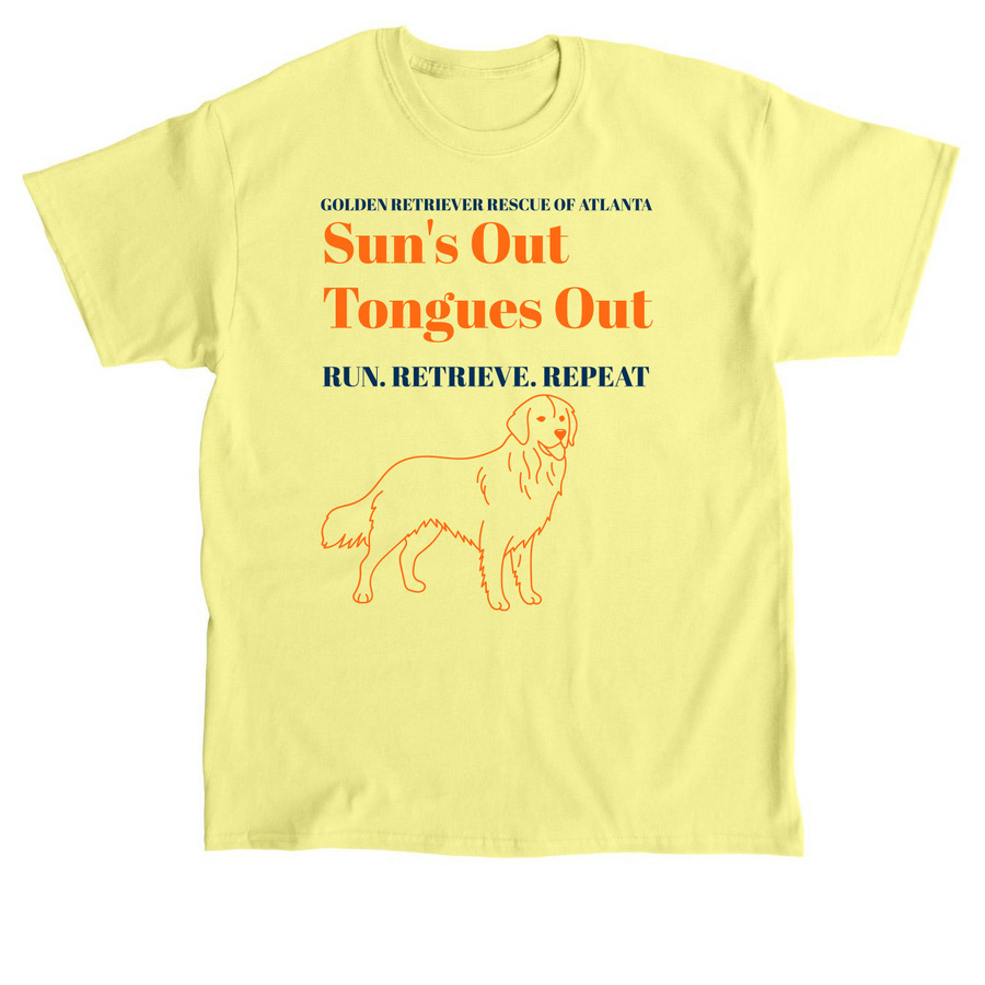 Golden Retriever Rescue of Atlanta Virtual 5K, a Cornsilk Classic Unisex Tee