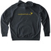 Bird Nerd for Life, a India Ink Grey Stanley/Stella Unisex Cruiser 2.0 Pullover Hoodie (back-view)