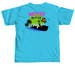 Wetter is Better (Bright)&nbsp;, a Lagoon Blue Comfort Colors Unisex Tee (back-view)