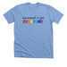"Movement is for EVERYONE", a Heather Carolina Blue Premium Unisex Tee