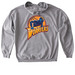 WORRIERS (Back), a Sport Grey Gildan Softstyle Pullover Hoodie (back-view)