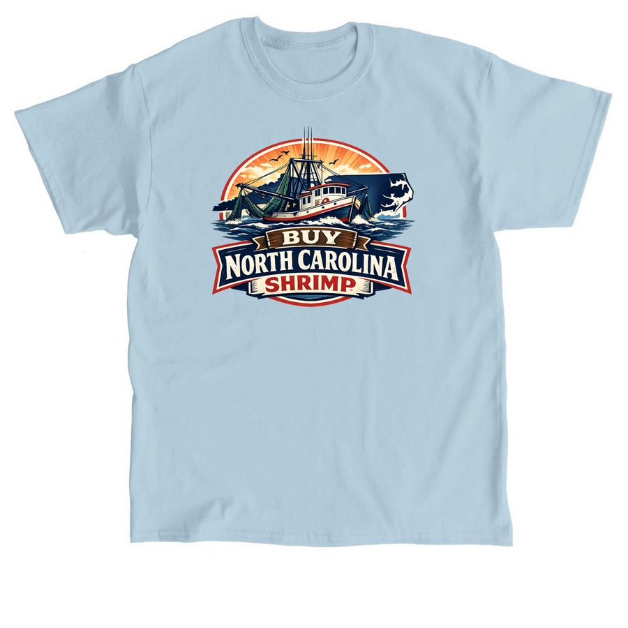 Shrimp, a Light Blue Classic Unisex Tee