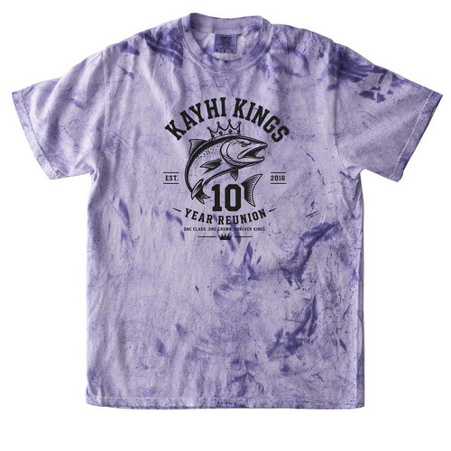 Reunion (BLACK LOGO)&nbsp;, a Amethyst Comfort Colors Colorblast Tee