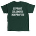 Support Columbus Nonprofits, a Forest Green Classic Unisex Tee
