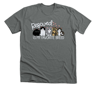 Chester & Pearl's Gotcha Day Fundraiser!, a Heavy Metal Premium Unisex Tee