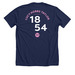 Lawrence United (Home) -&nbsp;Lucy Hobbs Taylor, a Solid Navy Blend Premium Unisex Tee (back-view)