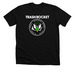 Trash Rocket Ramones Logo, a Solid Black Blend Premium Unisex Tee