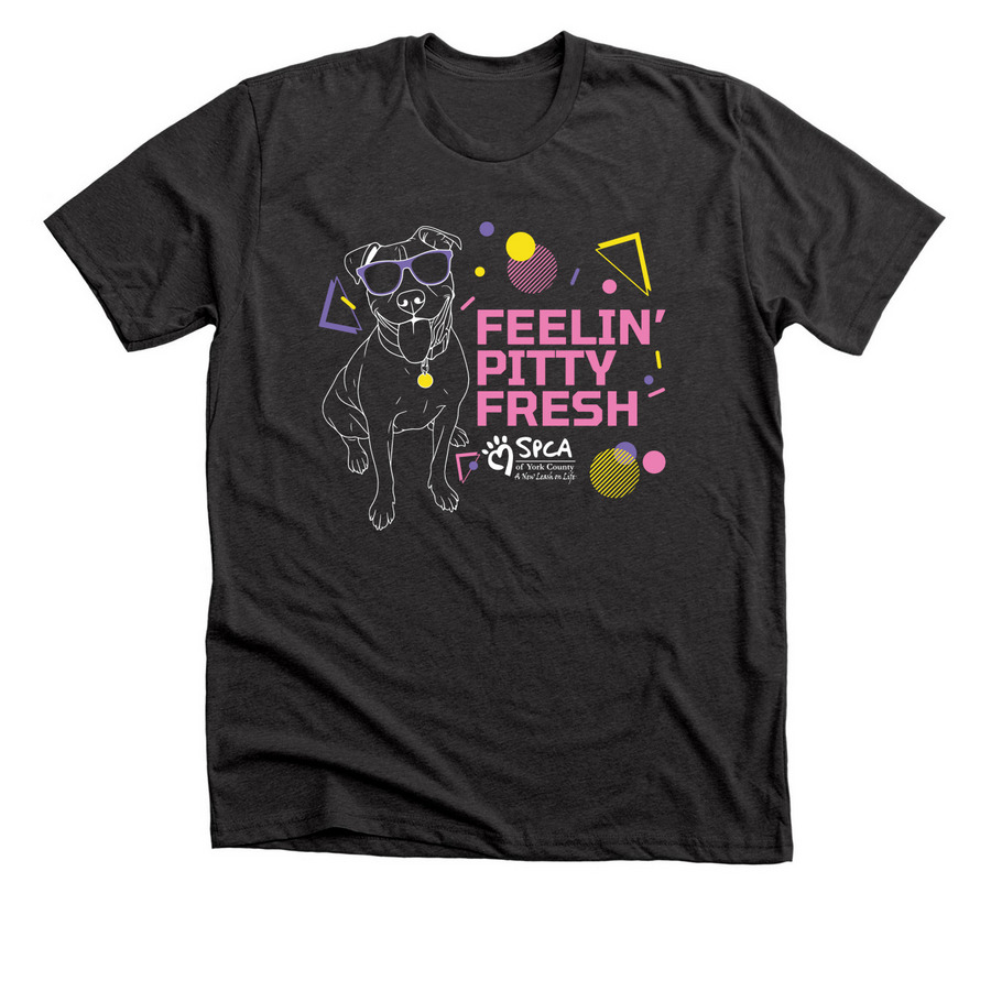 &nbsp;Feelin' Pitty Fresh, a Dark Grey Heather Premium Unisex Tee