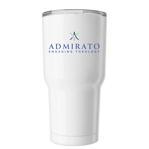 Admirato Tumbler, a White Insulated Tumbler