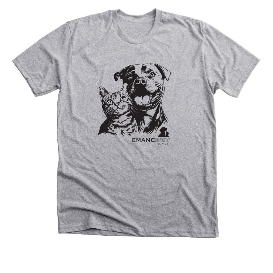 Fur-ever Friends, a Athletic Heather Premium Unisex Tee
