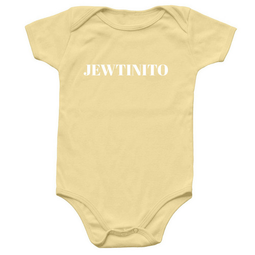 Jewtina - Baby Onesie Jewtinito, a Banana Infant Onesie