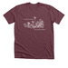The Horrors Persist, a Heather Maroon Premium Unisex Tee