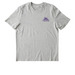 "Violet Bridge" - Purple Heart by Holden, a Cool Heather Grey Stanley/Stella Unisex Creator 2.0 Tee