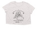 Be Gay,&nbsp; Read Books - Princesses, a Heather Dust Women?s Flowy Cropped Tee