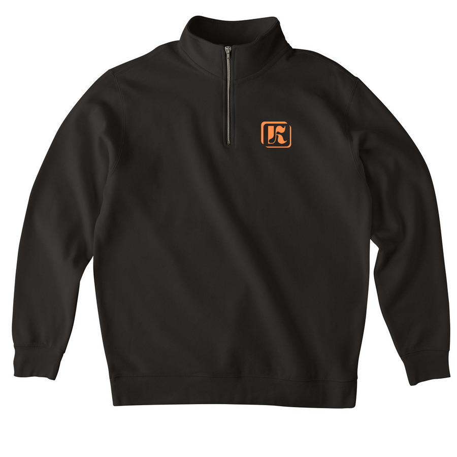 Kazoo Quarter Zip, a Black Midweight Quarter Zip Pullover