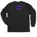 Original VOX Logo, a Black Classic Long Sleeve Tee (back-view)