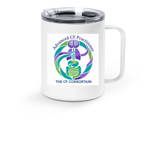 advanced credential travel mug, a White Stainless Steel Travel Mug