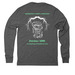 Food Sovereignty - Organic Cotton / Eco Tees, a Aluminum Grey Allmade Eco Triblend Long Sleeve Tee (back-view)