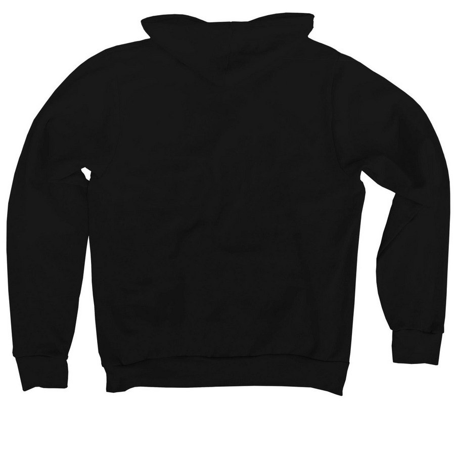 Get your Darts Bar Gear, a Black Premium Pullover Hoodie (back-view)