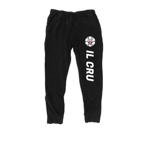 IL CRU Sweats, a Black Midweight Fleece Joggers