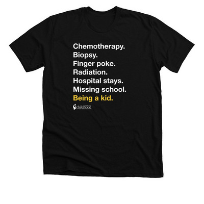 Being a Kid Shirt&nbsp;, a Solid Black Blend Premium Unisex Tee
