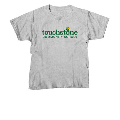 Touchstone Community School Logo Shirt, a Sport Grey Youth Unisex Tee