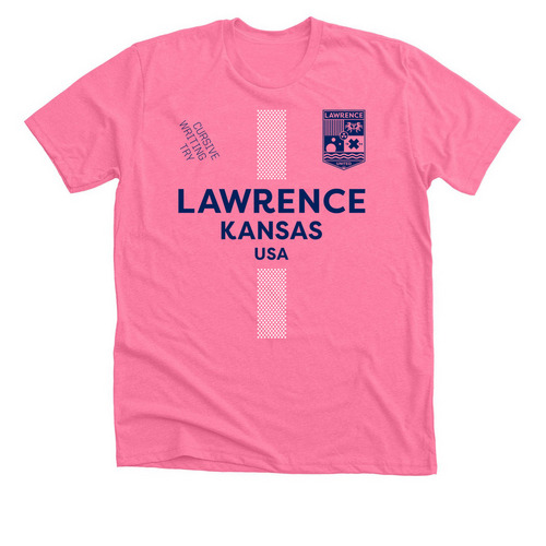 Lawrence United (Away) -&nbsp;February Sisters, a Neon Pink Premium Unisex Tee