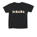 Cats at Play, a Black Comfort Colors Youth Tee