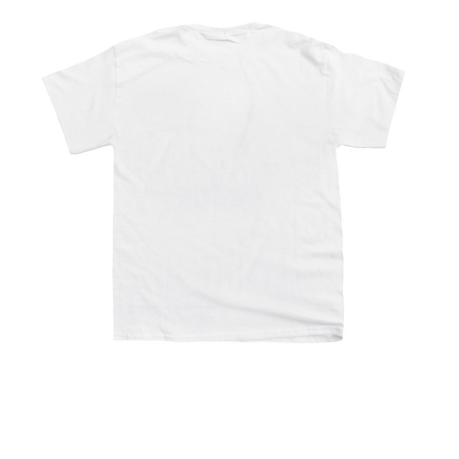 RCT Classic&nbsp;, a White Youth Unisex Tee (back-view)