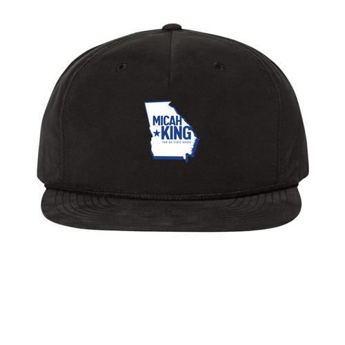 Micah King for Georgia State House, a Black Printed Umpqua Snapback Cap