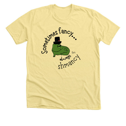 Sometimes Fancy &nbsp;, a Heather Yellow Gold Premium Unisex Tee