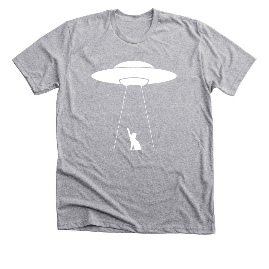 Cat Going Home, a Athletic Heather Premium Unisex Tee