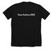 Team Andrew, a Solid Black Blend Premium Unisex Tee (back-view)