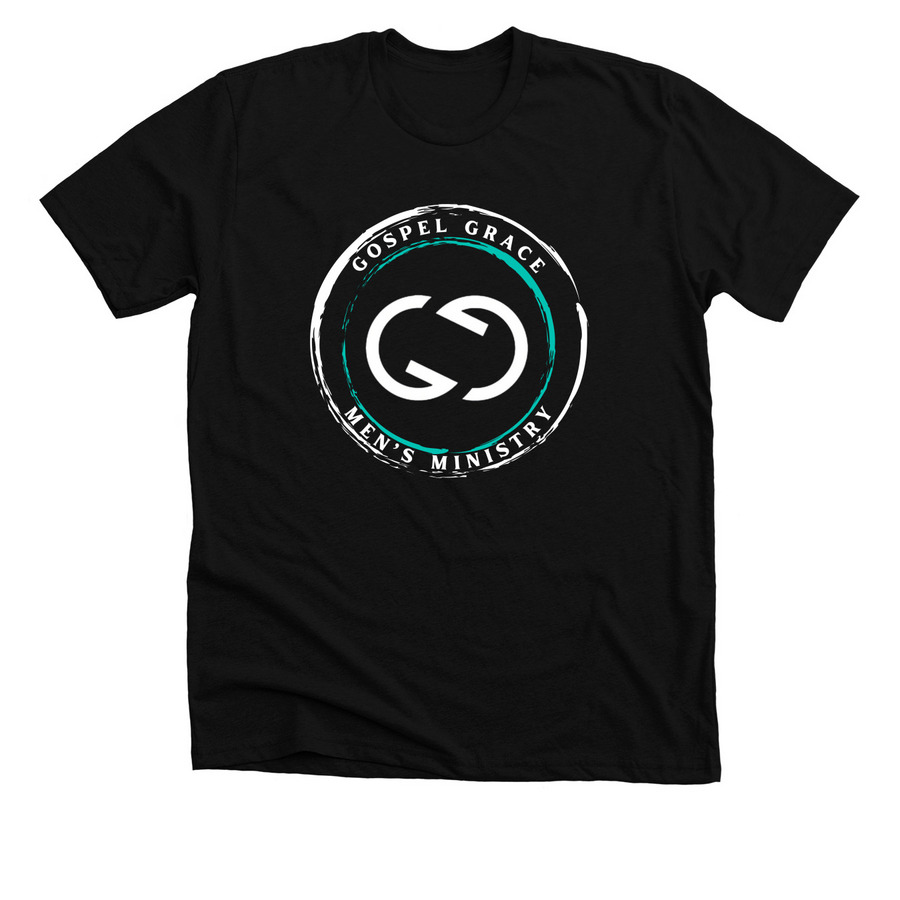 Gospel Grace Men?s Ministry, a Solid Black Blend Premium Unisex Tee