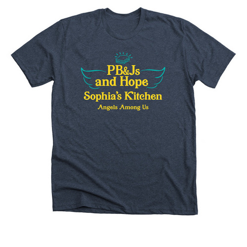 Sophia's Kitchen, a Heather Midnight Navy Premium Unisex Tee