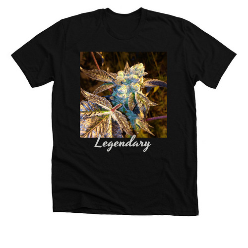 legendary budz, a Solid Black Blend Premium Unisex Tee