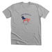 All American Golden - Design 2, a Athletic Heather Premium Unisex Tee